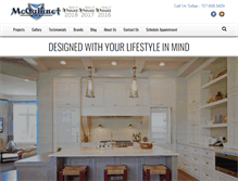 Tablet Screenshot of mccabinet.com